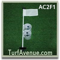 Aluminum cup (2) Flag (1)